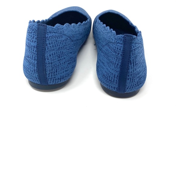 Skechers navy comfort memory foam flats size 9.5 - Picture 4 of 6